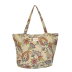 De La Mur Shopper mit Zip in Blumenmuster