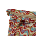 De La Mur Shopper mit Zip rote Wellen