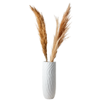 Vase Cocos mit Wellen weiß