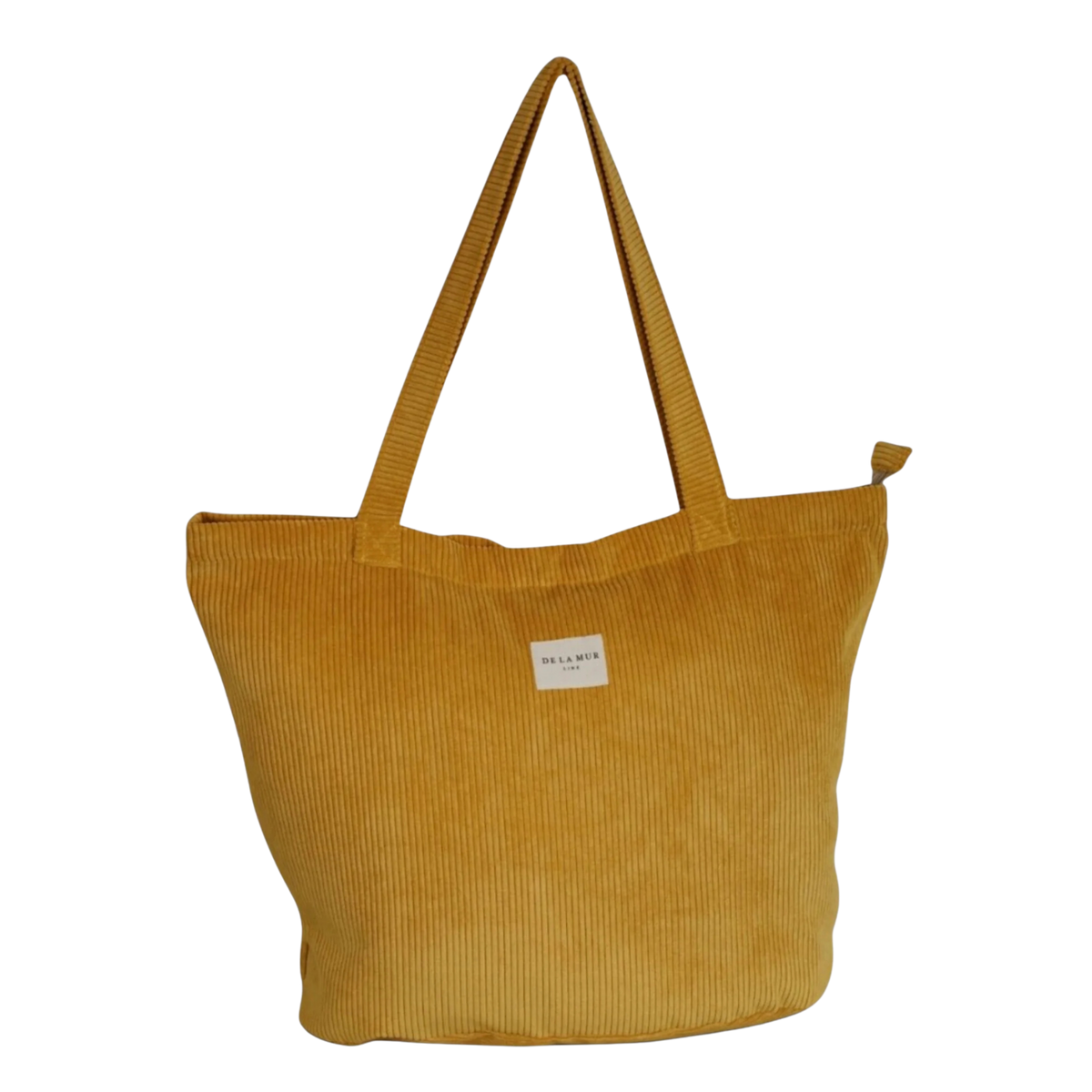 De La Mur Shopper mit Zip Cord senf