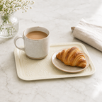 Serviertablett creme S