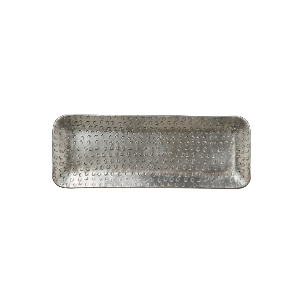 Tablett silber rechteckig L