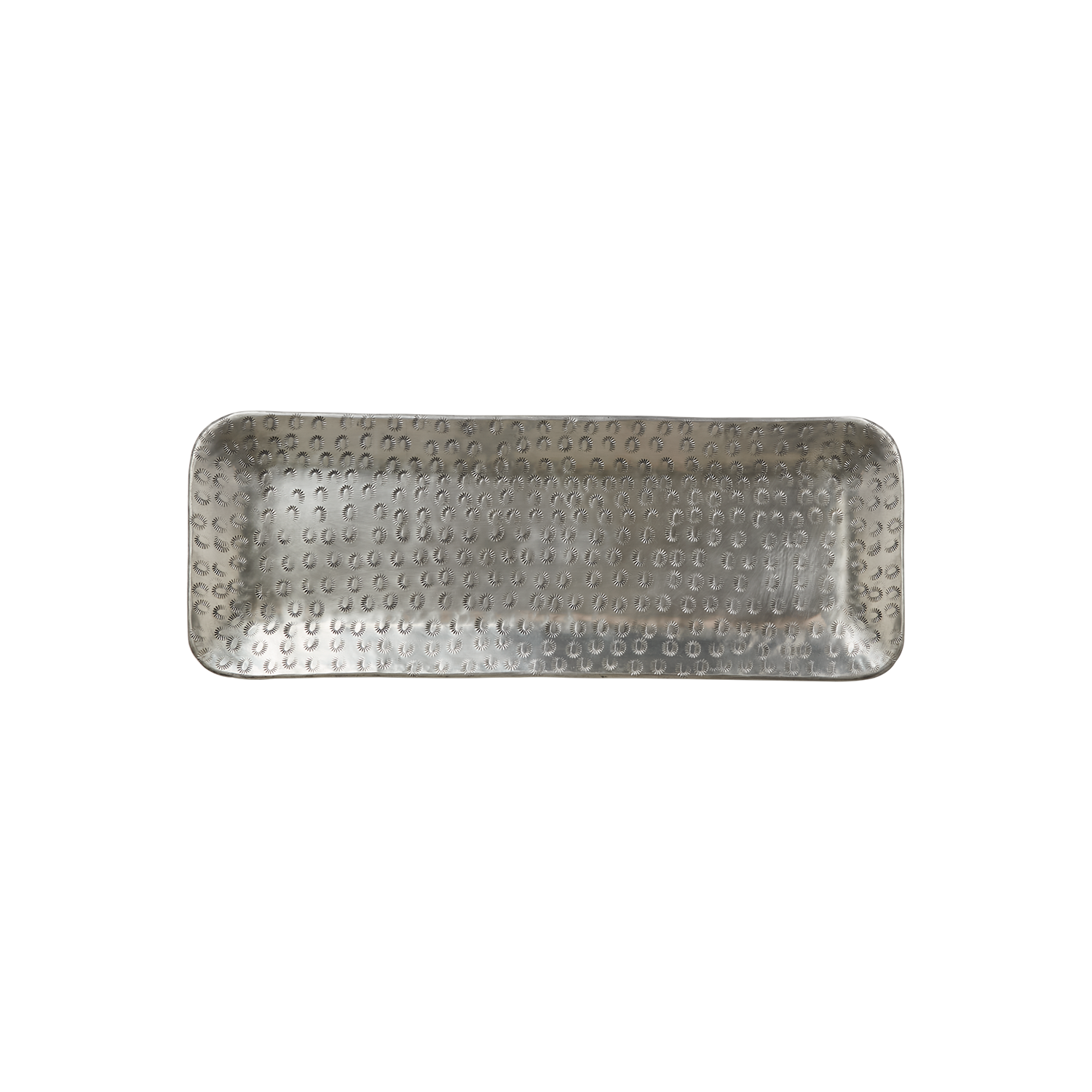 Tablett silber rechteckig L