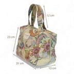 Tasche mit Tragegriffe mit Blumenmuster