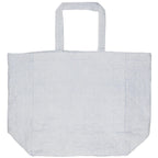 Tasche Wattiert L hellblau gestreift