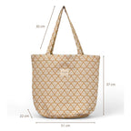 Shopper senfgelb-beige