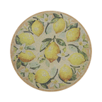 Teller mit  Mosaik mit Zitronen