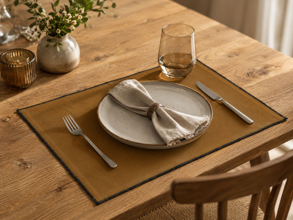 Tischset olive-braun 4 Stück