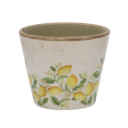 Übertopf Zitrone antique