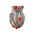Vase Tulpen rot
