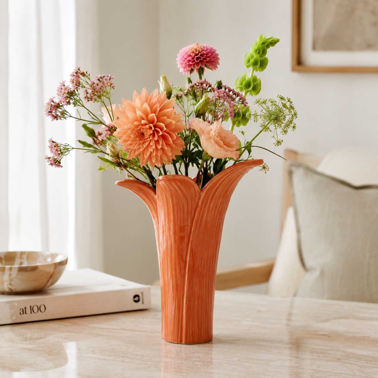 Vase Lilius orange