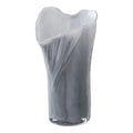 Vase geschwungen grau