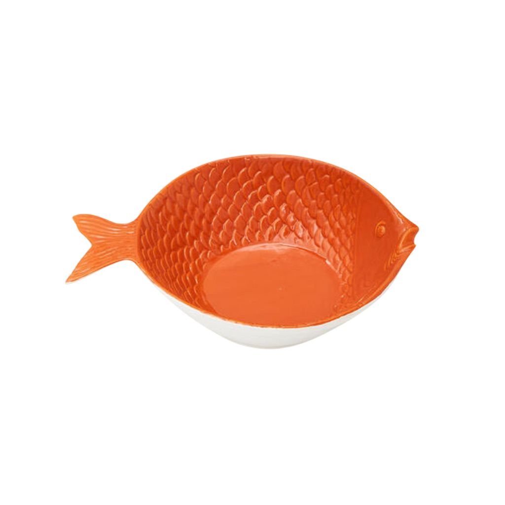 Schüssel Fisch orange