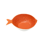 Schüssel Fisch orange