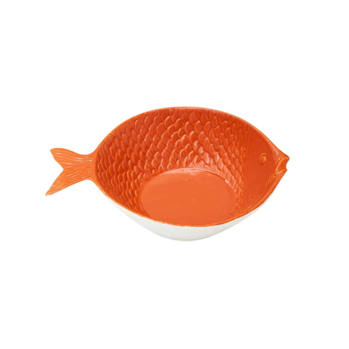 Schüssel Fisch orange