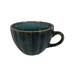 Tasse mit Rillen petrol